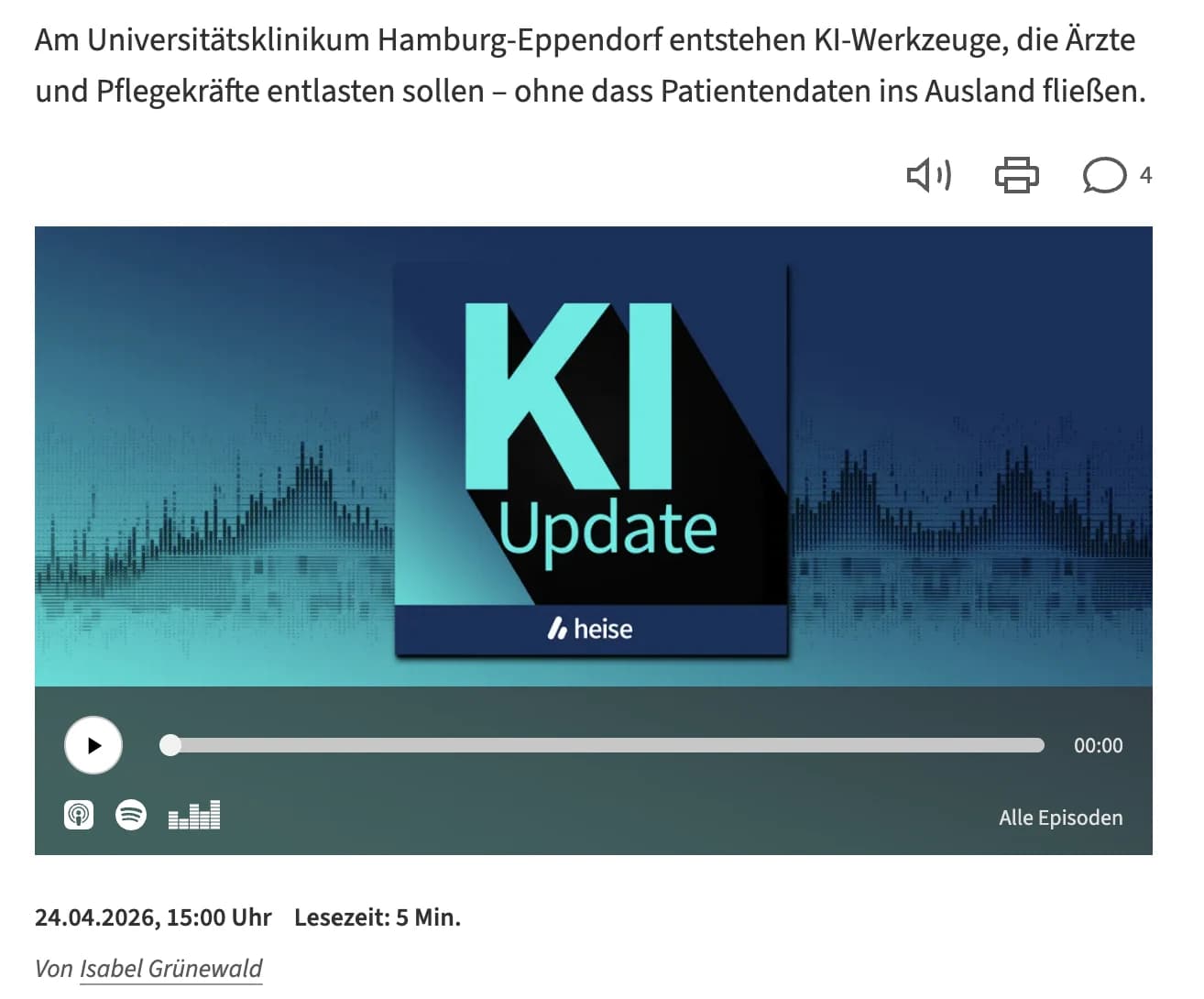 IDM bei Heise: Eine souveräne medizinische KI für Europa